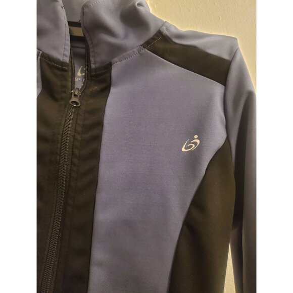 BODY INSTINCTS Womens Dark Gray & Black Long-Sleeve Activewear Jacket Size M - Picture 3 of 3